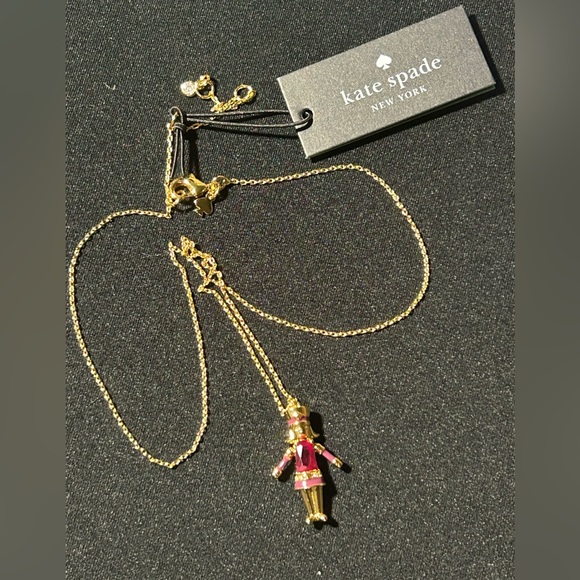 Kate Spade Nutcracker Crystal Pendant. NWT - Picture 3 of 4